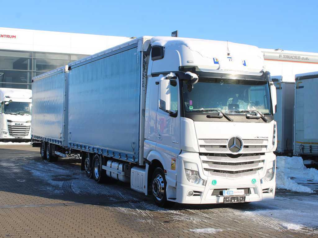 Mercedes-Benz ACTROS 2553, EURO 6, 6X2, AIR SUSPENSION, DRIVE-THROUGH + PANAV - Camião de lona: foto 3 Mercedes-Benz ACTROS 2553, EURO 6, 6X2, AIR SUSPENSION, DRIVE-THROUGH + PANAV - Camião de lona: foto 3