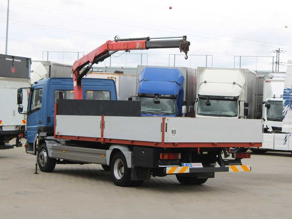 Mercedes-Benz ATEGO 1018, EURO 3, CRANE FASSI F40A.21 - Camião de caixa aberta/ Plataforma, Camião grua: foto 4 Mercedes-Benz ATEGO 1018, EURO 3, CRANE FASSI F40A.21 - Camião de caixa aberta/ Plataforma, Camião grua: foto 4