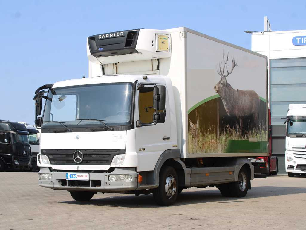 Mercedes-Benz ATEGO 816 L, MEAT IN VISU, CARRIER SUPRA 550 - Camião frigorífico: foto 1 Mercedes-Benz ATEGO 816 L, MEAT IN VISU, CARRIER SUPRA 550 - Camião frigorífico: foto 1