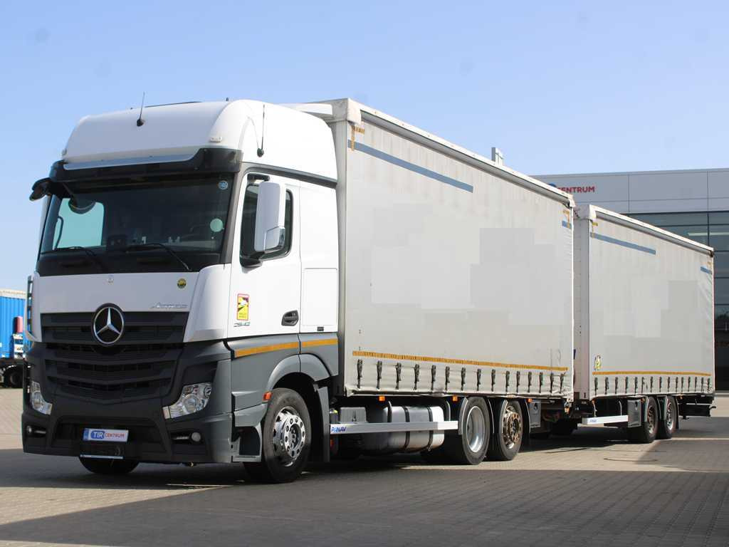 Mercedes-Benz Actros 2542, 6X2, EURO 6, AIR SUSPENSION + PANAV TV018H - Camião de lona: foto 1 Mercedes-Benz Actros 2542, 6X2, EURO 6, AIR SUSPENSION + PANAV TV018H - Camião de lona: foto 1