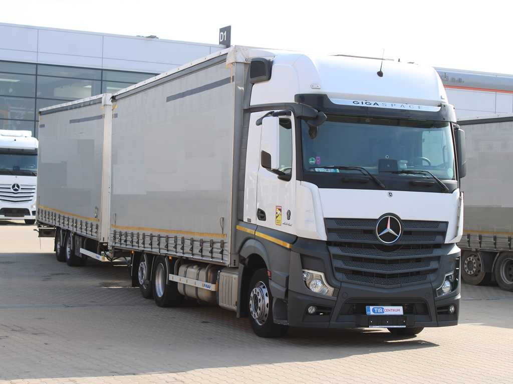 Mercedes-Benz Actros 2542, 6X2, NAVIGATION+ PANAV TVK18M Mercedes-Benz Actros 2542,6X2,EURO 6,NAVIGATION + PANAV TVK18M - Camião de lona: foto 2 Mercedes-Benz Actros 2542, 6X2, NAVIGATION+ PANAV TVK18M Mercedes-Benz Actros 2542,6X2,EURO 6,NAVIGATION + PANAV TVK18M - Camião de lona: foto 2