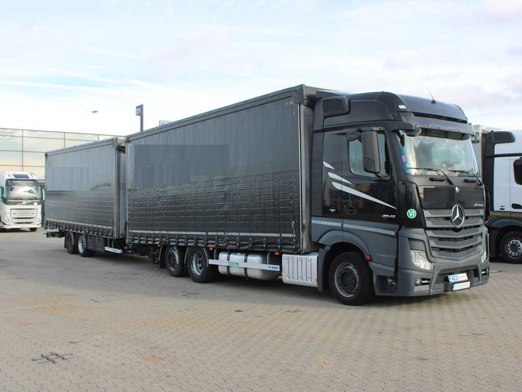 Mercedes-Benz Actros 2545, 6X2, EURO 6, AIR SUSPENSION + PANAV - Camião de lona: foto 3 Mercedes-Benz Actros 2545, 6X2, EURO 6, AIR SUSPENSION + PANAV - Camião de lona: foto 3