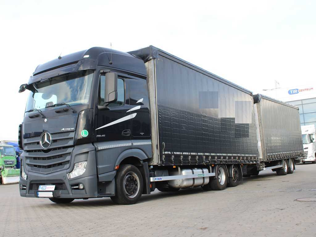 Mercedes-Benz Actros 2545, 6X2, EURO 6, AIR SUSPENSION + PANAV - Camião de lona: foto 1 Mercedes-Benz Actros 2545, 6X2, EURO 6, AIR SUSPENSION + PANAV - Camião de lona: foto 1