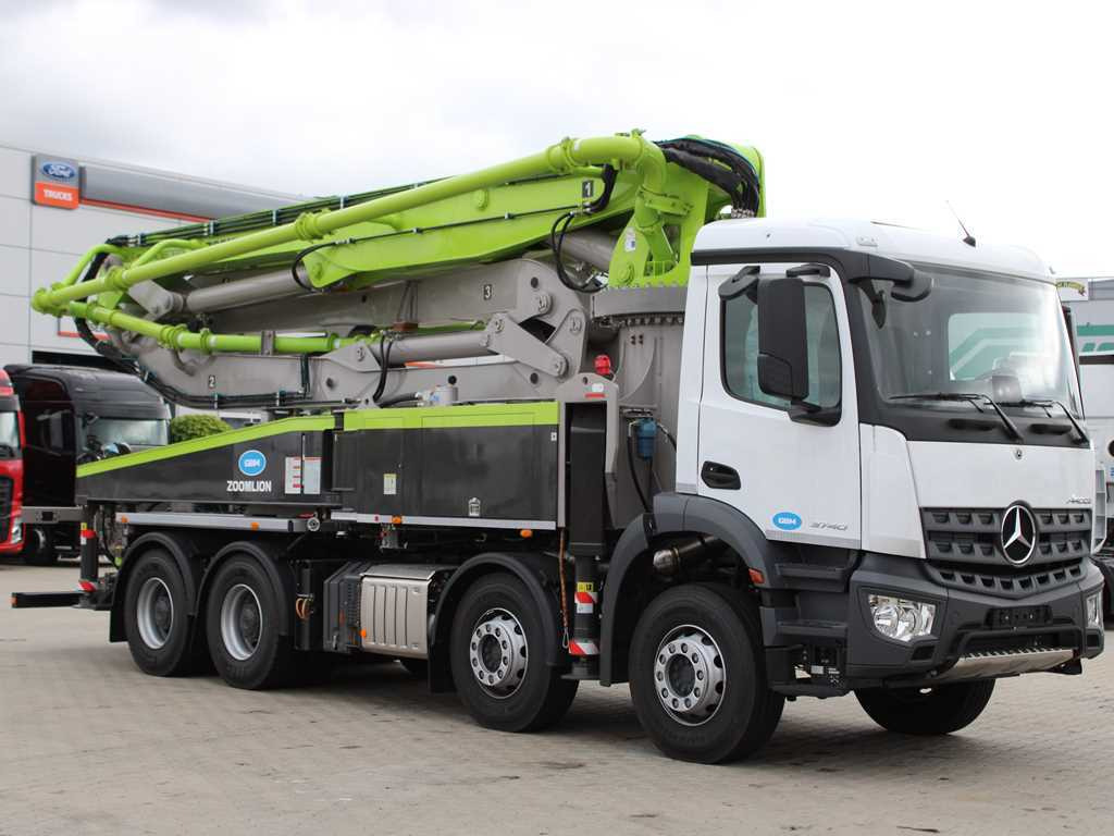 Mercedes-Benz Actros 3740, 8X4, ZOOMLION ZL40X-5RZ Car Pump, NEW VEHICLE!! - Autobomba de betão: foto 3 Mercedes-Benz Actros 3740, 8X4, ZOOMLION ZL40X-5RZ Car Pump, NEW VEHICLE!! - Autobomba de betão: foto 3