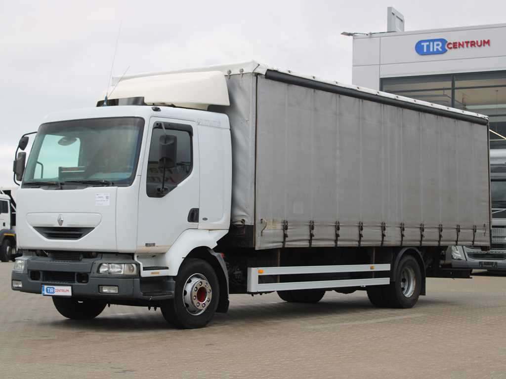 Renault MIDLUM 270, EURO 3, TIRES 80% - Camião de lona: foto 1 Renault MIDLUM 270, EURO 3, TIRES 80% - Camião de lona: foto 1