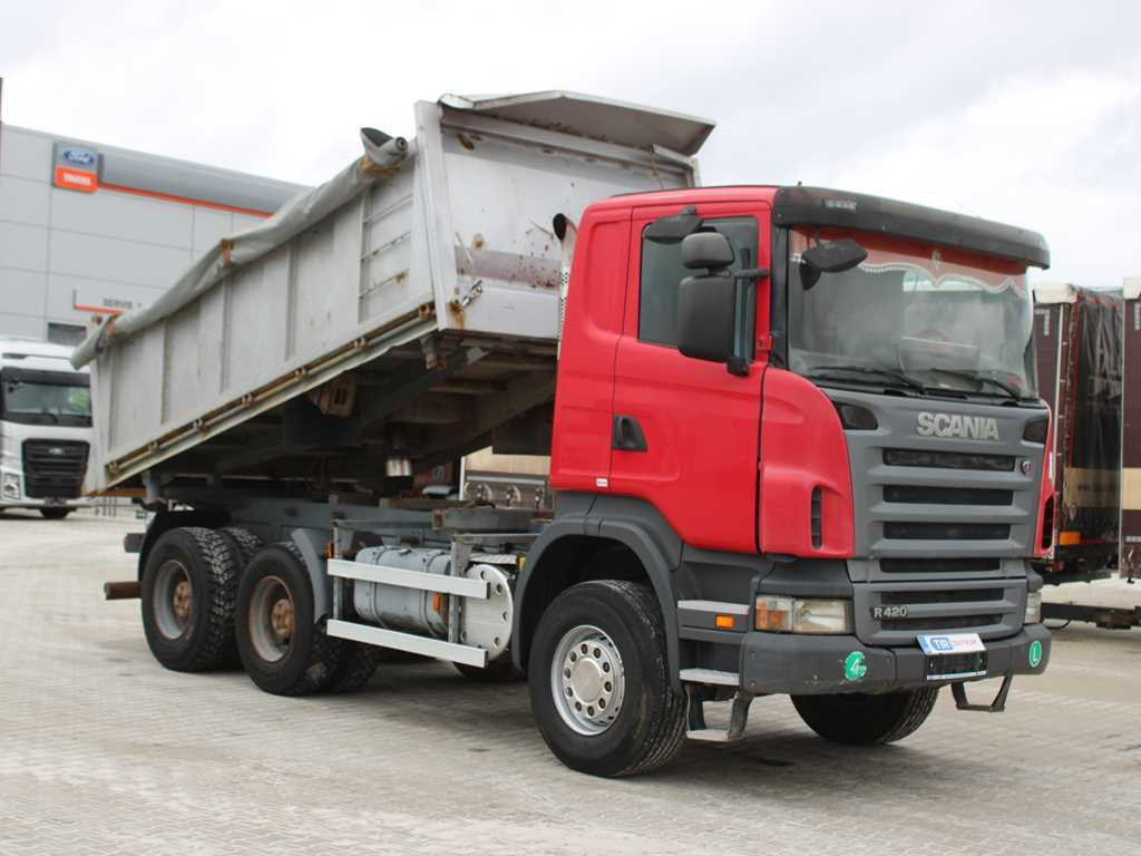 Scania R 420 CB 6X4 , THREE SIDED, EURO 4, RETARDER, 13m³ - Camião basculante: foto 3 Scania R 420 CB 6X4 , THREE SIDED, EURO 4, RETARDER, 13m³ - Camião basculante: foto 3