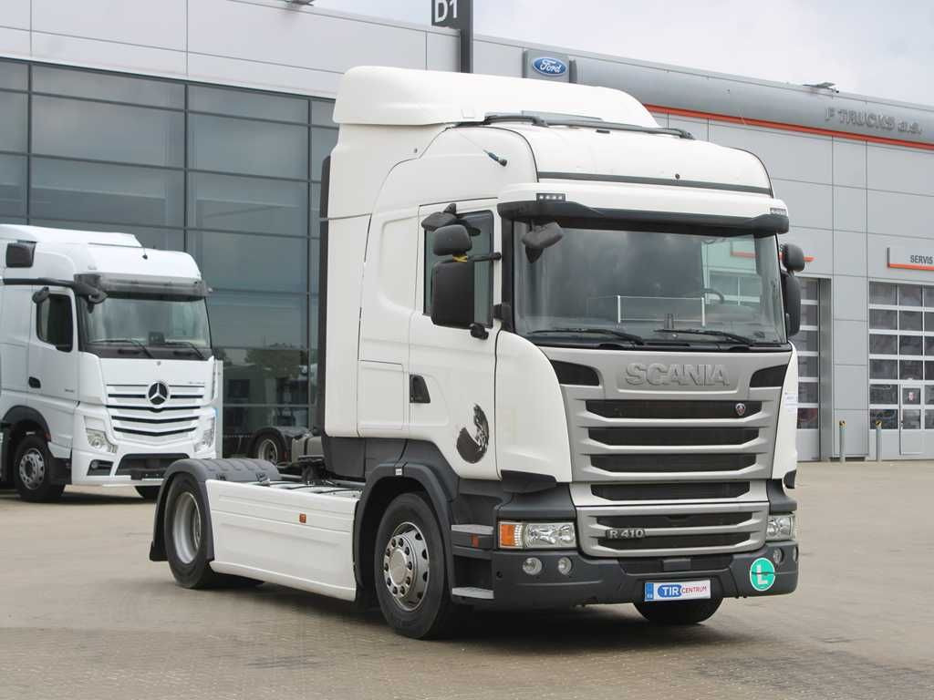 Scania R410, EURO 6, NO EGR, RETARDER, NAVIGATION Scania R410, EURO 6, NO EGR, RETARDER, NAVIGATION - Tractor: foto 2 Scania R410, EURO 6, NO EGR, RETARDER, NAVIGATION Scania R410, EURO 6, NO EGR, RETARDER, NAVIGATION - Tractor: foto 2