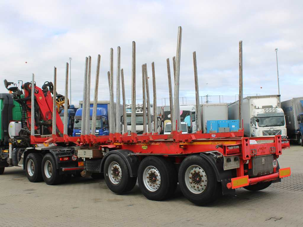 Umikov NPK 39, 2X LIFTING AXLE, SAF - Semi-reboque transporte de madeira: foto 3 Umikov NPK 39, 2X LIFTING AXLE, SAF - Semi-reboque transporte de madeira: foto 3