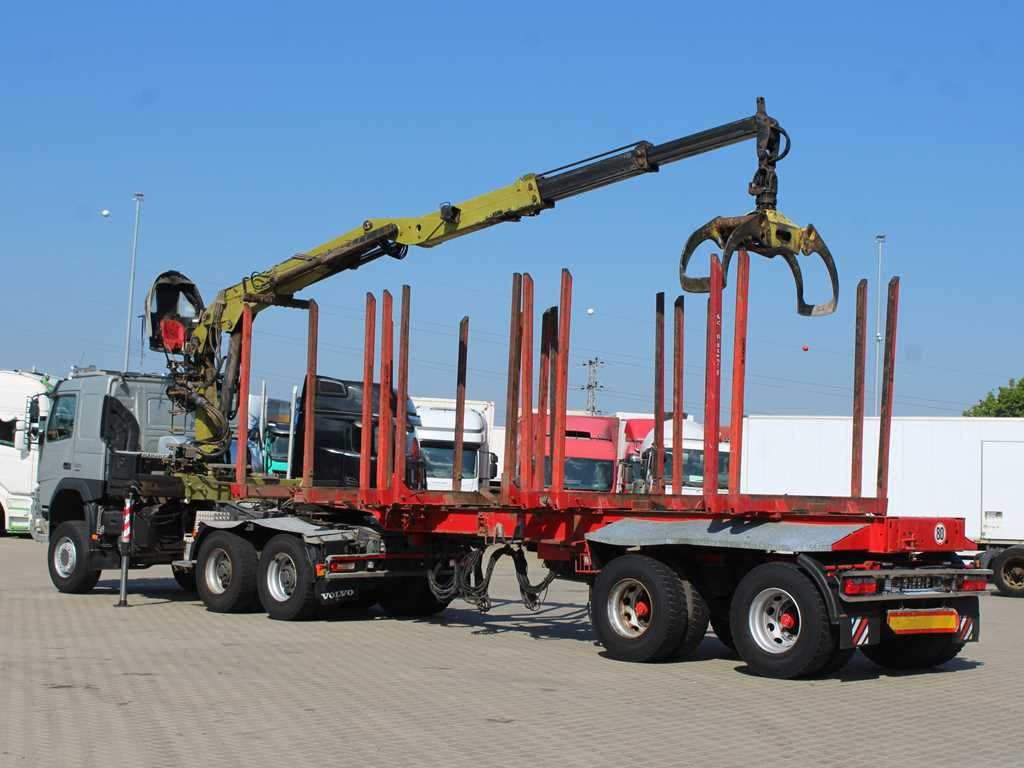 Volvo FMX 500, 6X6,LOGLIFT F265Z95 +trailer DOLL(2007) - Camião de transporte de madeira, Camião grua: foto 4 Volvo FMX 500, 6X6,LOGLIFT F265Z95 +trailer DOLL(2007) - Camião de transporte de madeira, Camião grua: foto 4