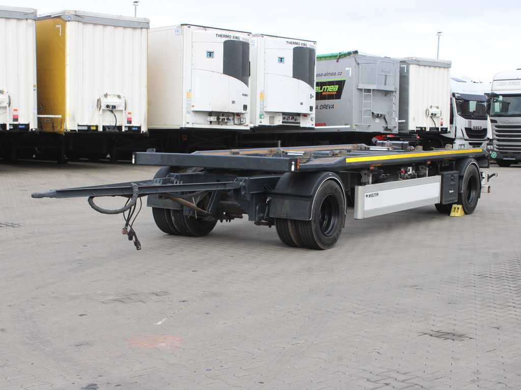 Wielton PS2P, SAF AXLES, TIRES 80% - Reboque ampliroll/ Multibenne: foto 1 Wielton PS2P, SAF AXLES, TIRES 80% - Reboque ampliroll/ Multibenne: foto 1