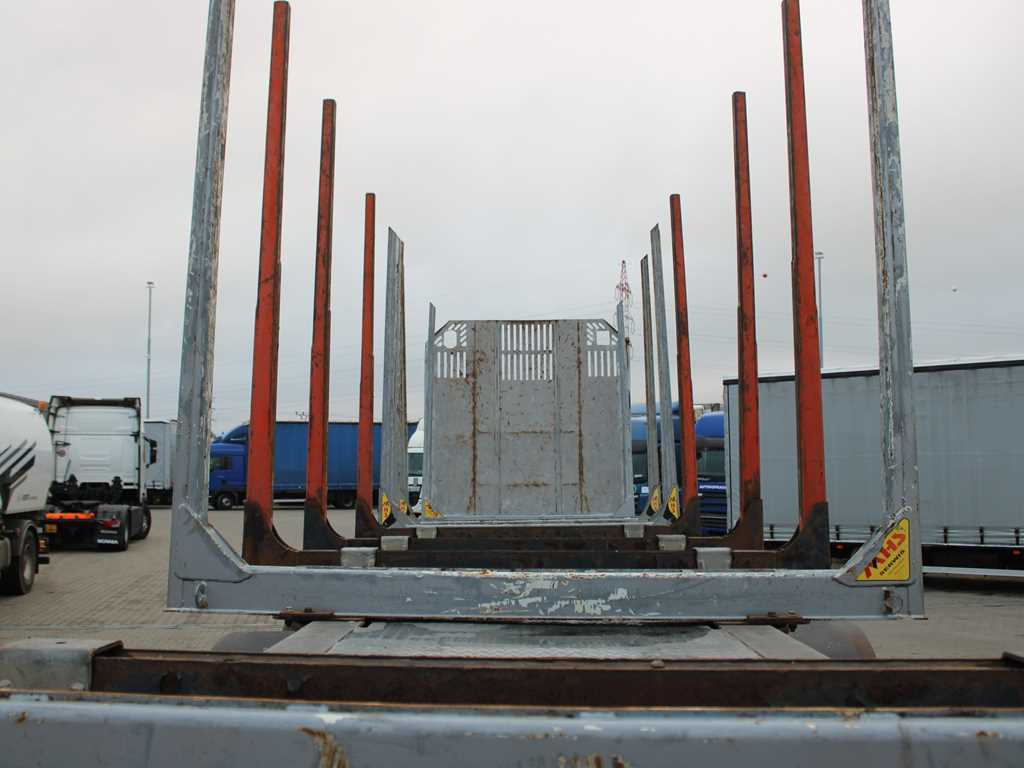 ZASŁAW D-651A, 2x LIFTING AXLE - Semi-reboque transporte de madeira: foto 5 ZASŁAW D-651A, 2x LIFTING AXLE - Semi-reboque transporte de madeira: foto 5