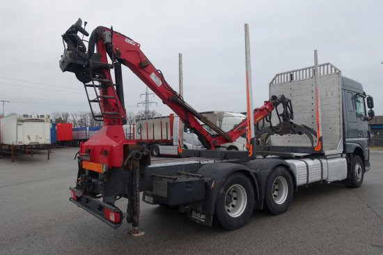 DAF FAT XF 510 mit Penz Ladekran 15Z8.70 inkl. Holzgreifer 6x4 - Camião de transporte de madeira: foto 4 DAF FAT XF 510 mit Penz Ladekran 15Z8.70 inkl. Holzgreifer 6x4 - Camião de transporte de madeira: foto 4