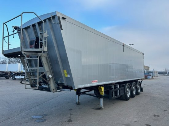 Kempf SKM 39 Alu-Kastenmulde 55m³ Rollplane - Semi-reboque basculante: foto 1 Kempf SKM 39 Alu-Kastenmulde 55m³ Rollplane - Semi-reboque basculante: foto 1