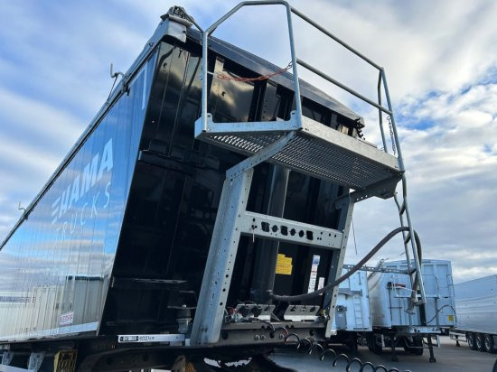 Kempf SKM AK 39 Alu-Kastenmulde 55m³ Rollplane - Semi-reboque basculante: foto 3 Kempf SKM AK 39 Alu-Kastenmulde 55m³ Rollplane - Semi-reboque basculante: foto 3