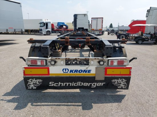 Krone AZ 18, Standard-Lafette Krone-Achsen, - Reboque transportador de contêineres/ Caixa móvel: foto 3 Krone AZ 18, Standard-Lafette Krone-Achsen, - Reboque transportador de contêineres/ Caixa móvel: foto 3