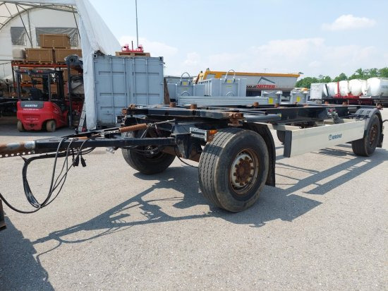 Krone AZ 18, Standard-Lafette Krone-Achsen, - Reboque transportador de contêineres/ Caixa móvel: foto 5 Krone AZ 18, Standard-Lafette Krone-Achsen, - Reboque transportador de contêineres/ Caixa móvel: foto 5