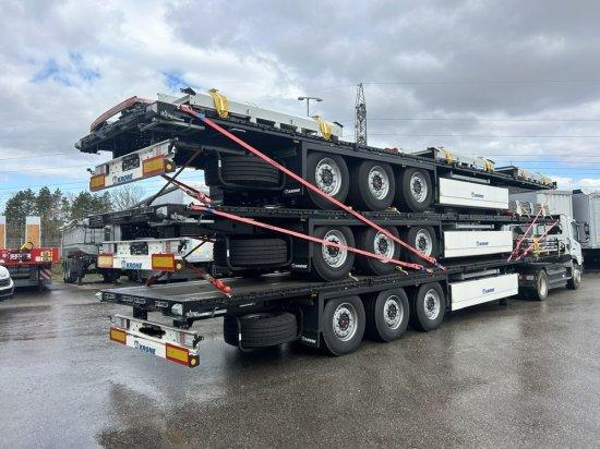 Krone Bordwandplanenauflieger , Einsteckrungen, Liftachse, SAF-Achsen, - Semi-reboque de lona: foto 2 Krone Bordwandplanenauflieger , Einsteckrungen, Liftachse, SAF-Achsen, - Semi-reboque de lona: foto 2