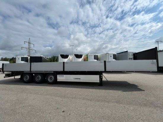 Krone Profi Liner SDP 27 Baustoff Auflieger Neu, 1-A Liftachse, mehrere Einheiten vorhanden - Semi-reboque plataforma/ Caixa aberta: foto 4 Krone Profi Liner SDP 27 Baustoff Auflieger Neu, 1-A Liftachse, mehrere Einheiten vorhanden - Semi-reboque plataforma/ Caixa aberta: foto 4