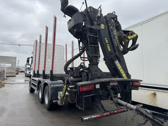 MAN TGS 33.510 BL 6x4, Intarder, Holztransporter, LIV 120Z - Camião de transporte de madeira, Camião grua: foto 5 MAN TGS 33.510 BL 6x4, Intarder, Holztransporter, LIV 120Z - Camião de transporte de madeira, Camião grua: foto 5