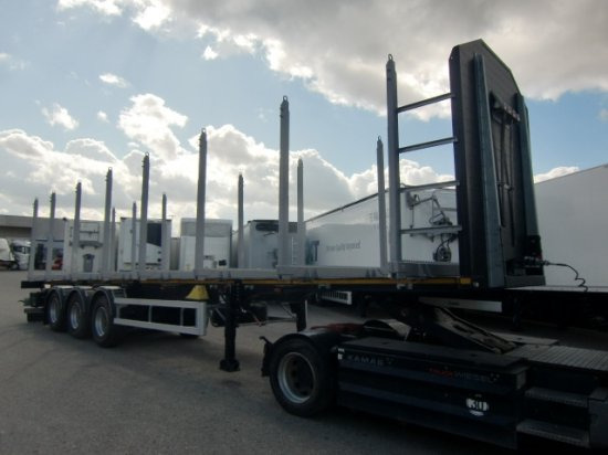 MEGA TIMBER LONG Holzauflieger 8 Rungenpaare 3. Achse Liftachse - Semi-reboque transporte de madeira: foto 3 MEGA TIMBER LONG Holzauflieger 8 Rungenpaare 3. Achse Liftachse - Semi-reboque transporte de madeira: foto 3