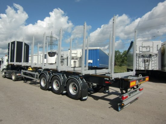 MEGA TIMBER LONG Holzauflieger 8 Rungenpaare 3. Achse Liftachse - Semi-reboque transporte de madeira: foto 4 MEGA TIMBER LONG Holzauflieger 8 Rungenpaare 3. Achse Liftachse - Semi-reboque transporte de madeira: foto 4