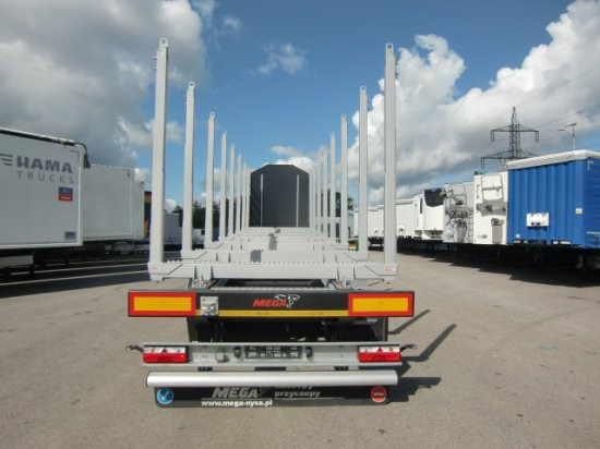 MEGA TIMBER LONG Holzauflieger 8 Rungenpaare 3. Achse Liftachse - Semi-reboque transporte de madeira: foto 5 MEGA TIMBER LONG Holzauflieger 8 Rungenpaare 3. Achse Liftachse - Semi-reboque transporte de madeira: foto 5