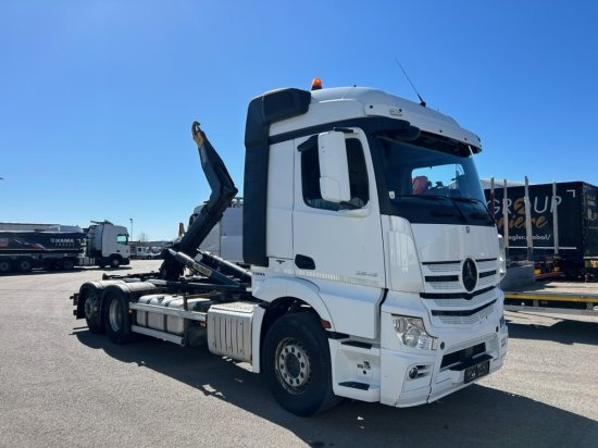 Mercedes-Benz Actros 2545L 6x2 Hyva Abroller, E6 ,Retarder, Lenk-Liftachse, - Camião polibenne: foto 3 Mercedes-Benz Actros 2545L 6x2 Hyva Abroller, E6 ,Retarder, Lenk-Liftachse, - Camião polibenne: foto 3