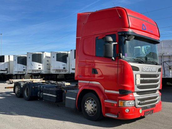 Scania R410 6x2 Topline, BDF, E6, Automatik, Redarter, Standklima, Liftachse - Camião transportador de contêineres/ Caixa móvel: foto 3 Scania R410 6x2 Topline, BDF, E6, Automatik, Redarter, Standklima, Liftachse - Camião transportador de contêineres/ Caixa móvel: foto 3