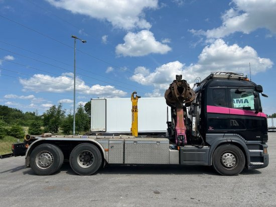 Scania R580 6x2, Schrottkran, E6, Lenk-Lift-Achse - Camião polibenne, Camião grua: foto 4 Scania R580 6x2, Schrottkran, E6, Lenk-Lift-Achse - Camião polibenne, Camião grua: foto 4