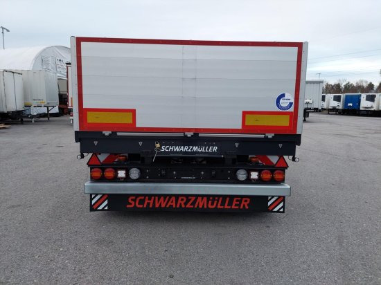 Schwarzmüller 2-Achs Jumbo-Baustoff-Plateauanhänger, BPW-Achsen, Alufelgen, - Reboque plataforma/ Caixa aberta: foto 3 Schwarzmüller 2-Achs Jumbo-Baustoff-Plateauanhänger, BPW-Achsen, Alufelgen, - Reboque plataforma/ Caixa aberta: foto 3