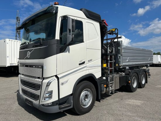 Volvo FH 500 3-Seiten Kipper mit Palfinger PK22002EH, Retarder - Camião basculante: foto 2 Volvo FH 500 3-Seiten Kipper mit Palfinger PK22002EH, Retarder - Camião basculante: foto 2