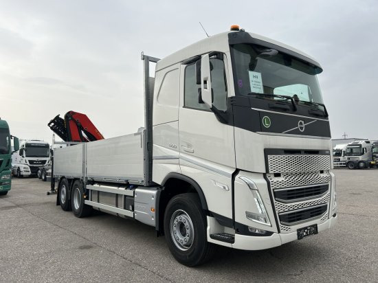 Volvo FH 500 6X2 Euro6, Retarder, Pritsche, Palfinger PK22002-EH - Camião de caixa aberta/ Plataforma, Camião grua: foto 3 Volvo FH 500 6X2 Euro6, Retarder, Pritsche, Palfinger PK22002-EH - Camião de caixa aberta/ Plataforma, Camião grua: foto 3
