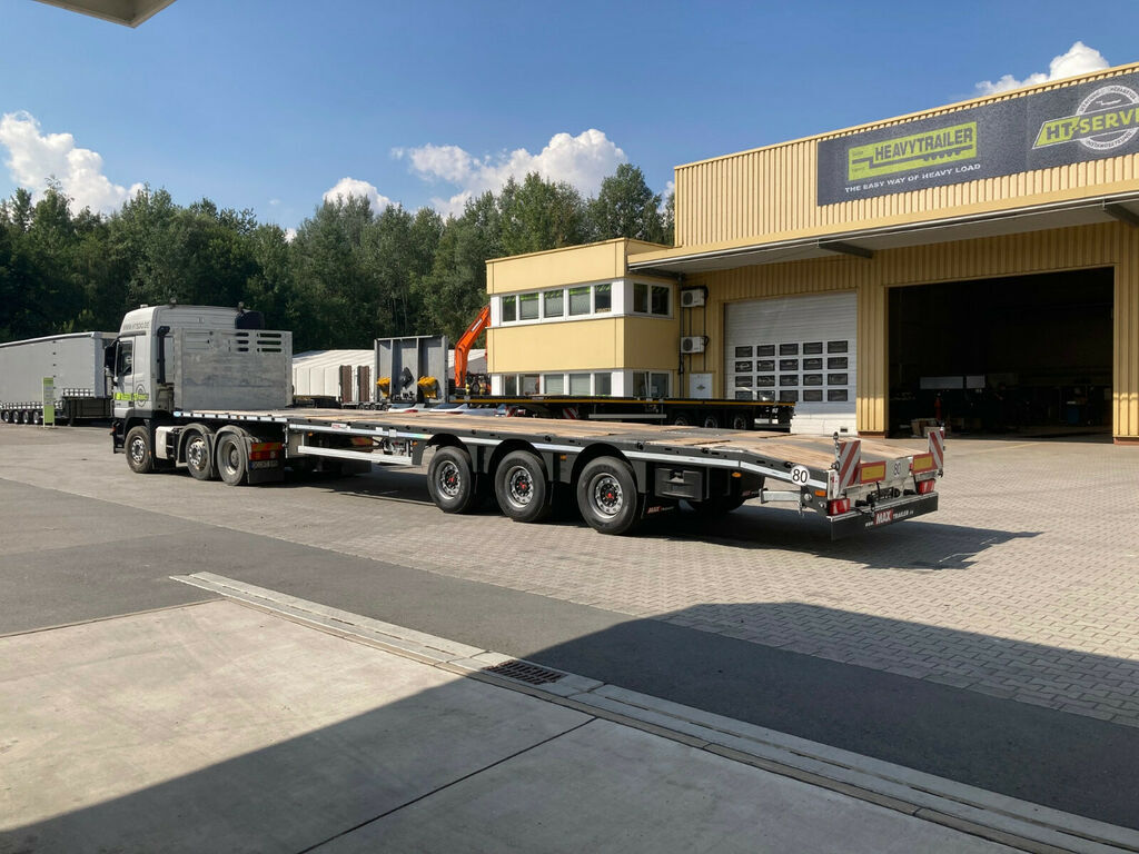 Faymonville MAX Trailer 3-Achs-Mega-Tele-Plateau-Auflieger - Semi-reboque baixa: foto 1 Faymonville MAX Trailer 3-Achs-Mega-Tele-Plateau-Auflieger - Semi-reboque baixa: foto 1