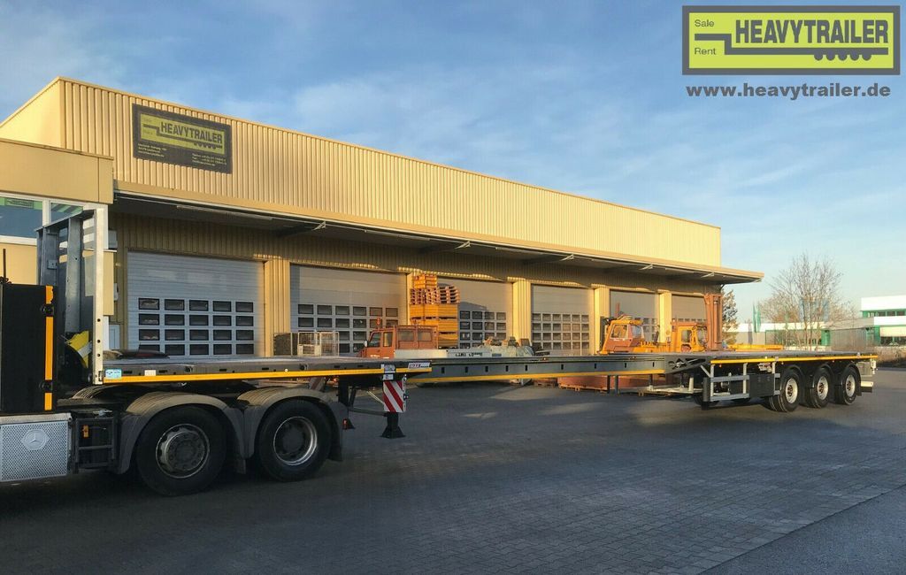 Faymonville MAX Trailer 3-Achs-Tele-Plateau zwangsgelenkt - Semi-reboque plataforma/ Caixa aberta: foto 5 Faymonville MAX Trailer 3-Achs-Tele-Plateau zwangsgelenkt - Semi-reboque plataforma/ Caixa aberta: foto 5