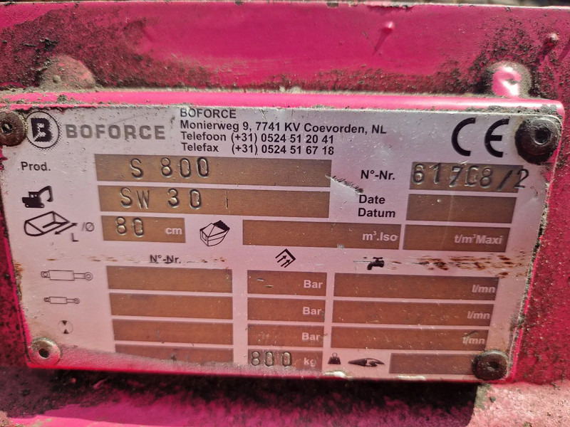 Boforce S800 roterende sorteergrijper - Garra por Máquina de construção: foto 2 Boforce S800 roterende sorteergrijper - Garra por Máquina de construção: foto 2