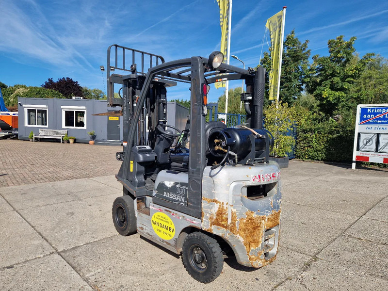 Empilhadeira a gás Nissan 1800 kg. LPG met keuring: foto 18