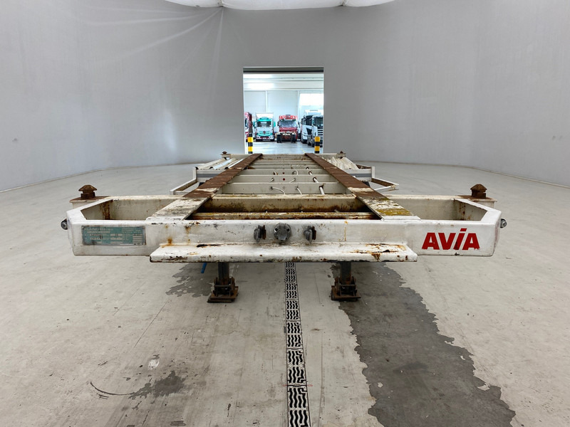 Flandria Skelet 20 ft - Semi-reboque transportador de contêineres/ Caixa móvel: foto 2 Flandria Skelet 20 ft - Semi-reboque transportador de contêineres/ Caixa móvel: foto 2