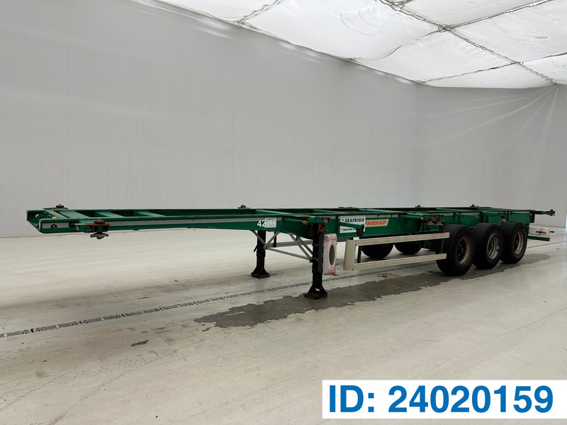 Fruehauf Skelet 2 x 20-40 ft - Semi-reboque transportador de contêineres/ Caixa móvel: foto 1 Fruehauf Skelet 2 x 20-40 ft - Semi-reboque transportador de contêineres/ Caixa móvel: foto 1