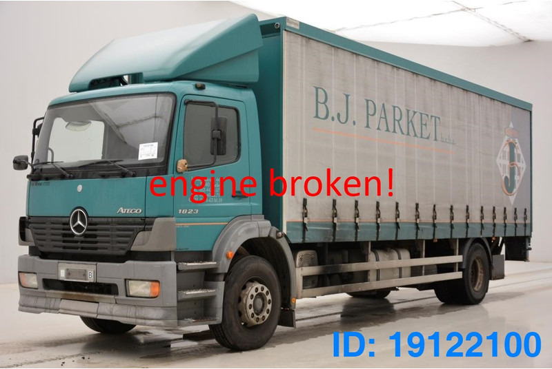 Mercedes-Benz Atego 1823 - damaged engine* - Camião de lona: foto 1 Mercedes-Benz Atego 1823 - damaged engine* - Camião de lona: foto 1