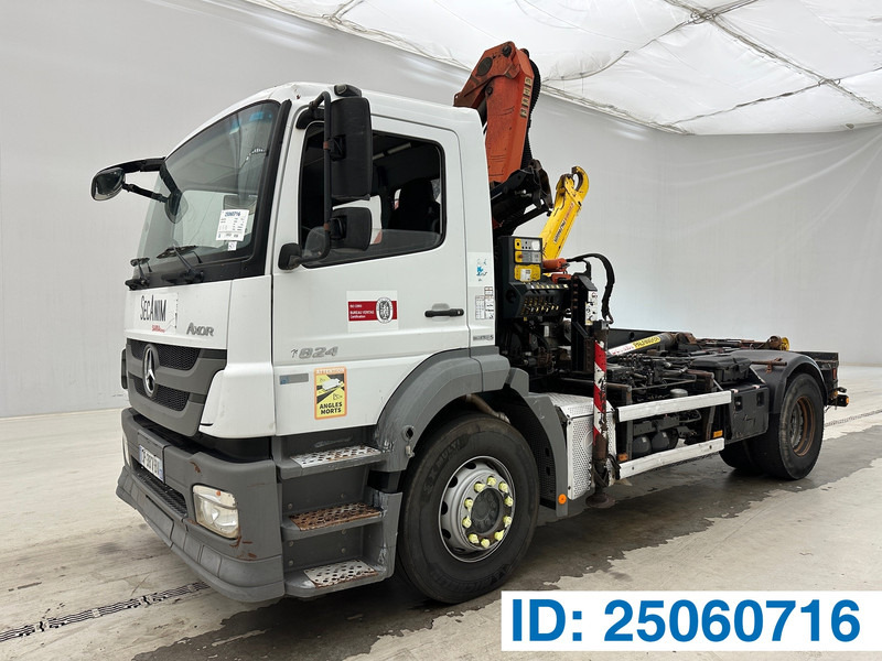 Mercedes-Benz Axor 1824 - Camião polibenne, Camião grua: foto 1 Mercedes-Benz Axor 1824 - Camião polibenne, Camião grua: foto 1