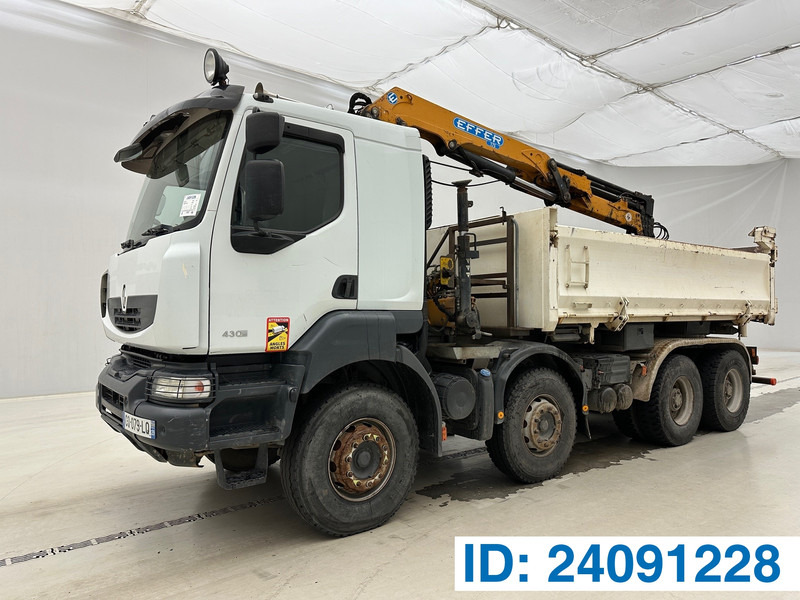 Renault Kerax 430 DXi - 8x4 - Camião basculante, Camião grua: foto 1 Renault Kerax 430 DXi - 8x4 - Camião basculante, Camião grua: foto 1