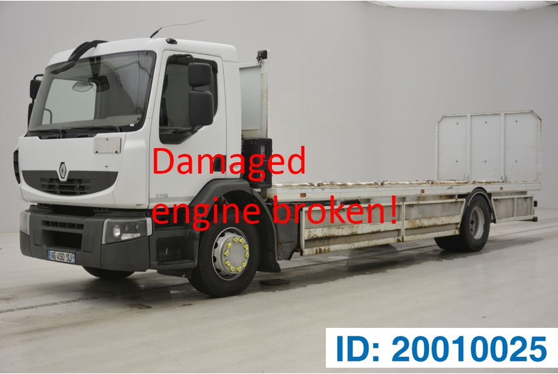 Renault Premium 270 DXi - damaged engine - Camião de caixa aberta/ Plataforma: foto 1 Renault Premium 270 DXi - damaged engine - Camião de caixa aberta/ Plataforma: foto 1