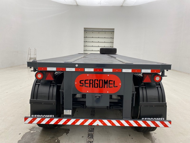 Semi-reboque transportador de contêineres/ Caixa móvel novo SERGOMEL Chassis/Plateau 20FT - NEW: foto 6