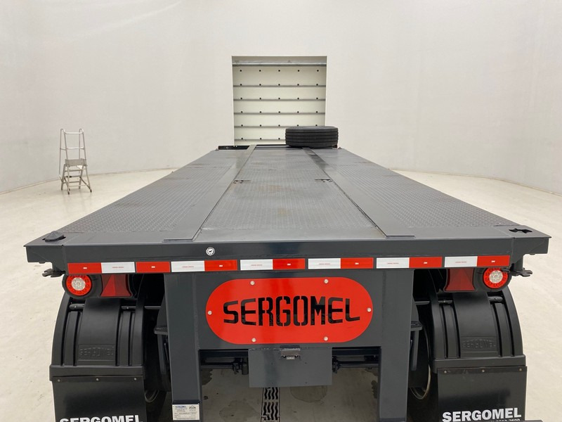 Semi-reboque transportador de contêineres/ Caixa móvel novo SERGOMEL Chassis/Plateau 20FT - NEW: foto 11