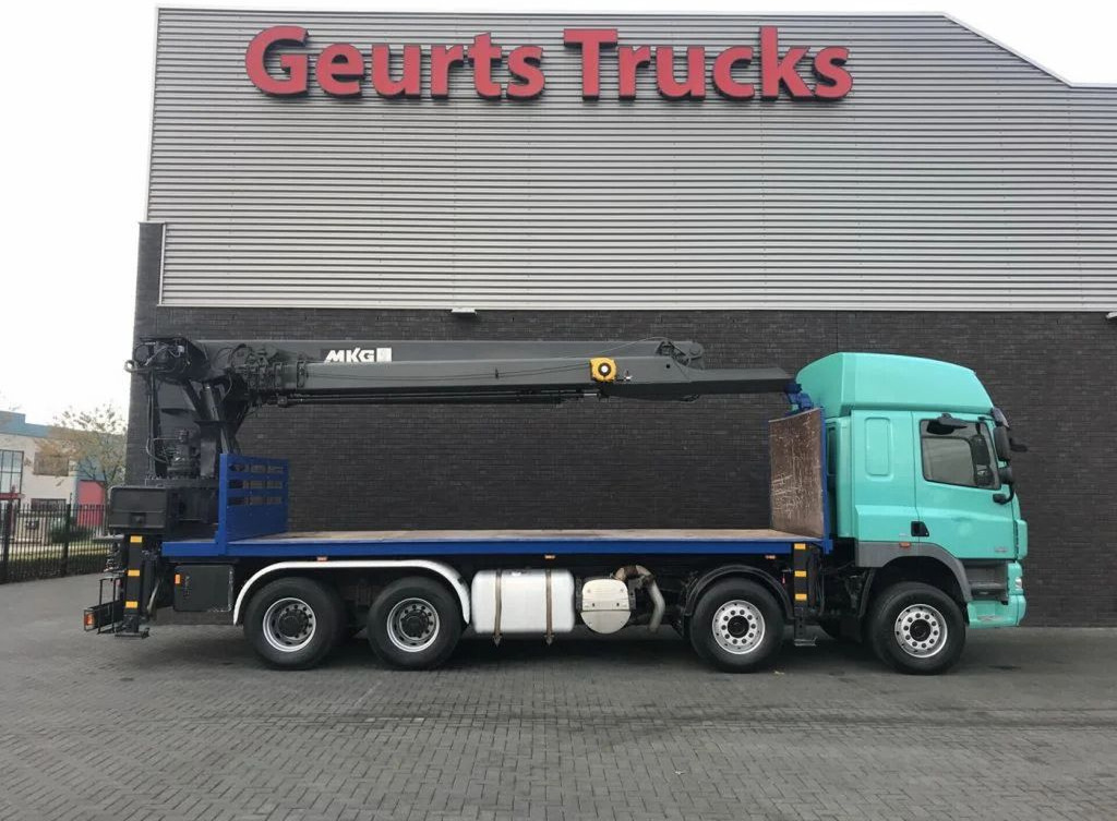 DAF CF 460 8X4 + MKG HMK 401/kran/kraan/Montagekran/ - Camião grua, Camião de caixa aberta/ Plataforma: foto 4 DAF CF 460 8X4 + MKG HMK 401/kran/kraan/Montagekran/ - Camião grua, Camião de caixa aberta/ Plataforma: foto 4