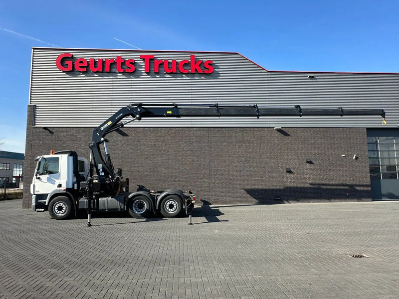 DAF CF 85 410 6X2 + HIAB 422EP-5 HIPRO TREKKER/SATTELZUG/TRACTOR UNIT/ CAMION - Camião grua: foto 1 DAF CF 85 410 6X2 + HIAB 422EP-5 HIPRO TREKKER/SATTELZUG/TRACTOR UNIT/ CAMION - Camião grua: foto 1