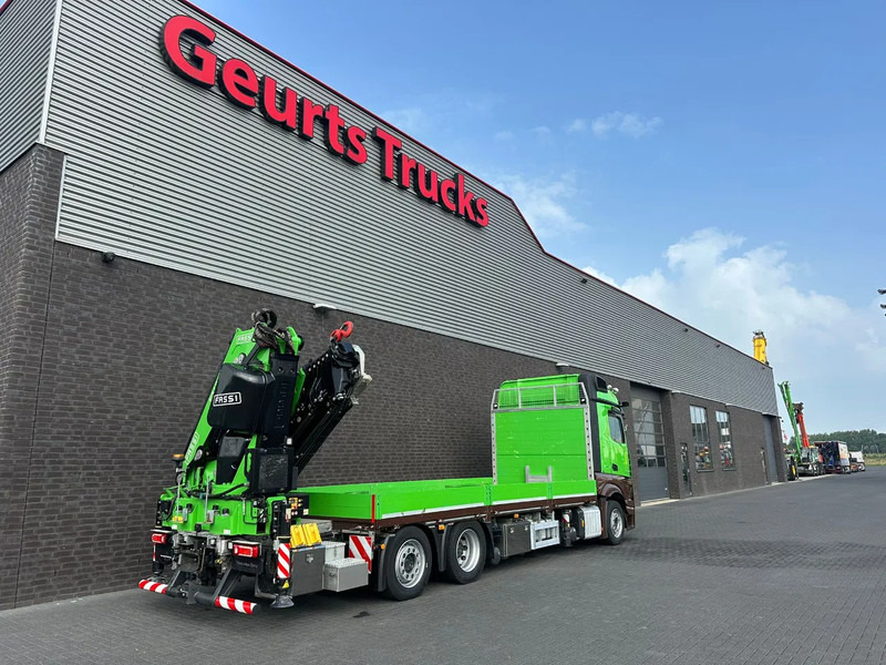 Camião grua Mercedes-Benz Actros 2545 6X2 OPENLAADBAK MET FASSI F545RA.2.28 XE DINAMIC KRAAN / KRAAN/ CRANE/ GRUA: foto 15