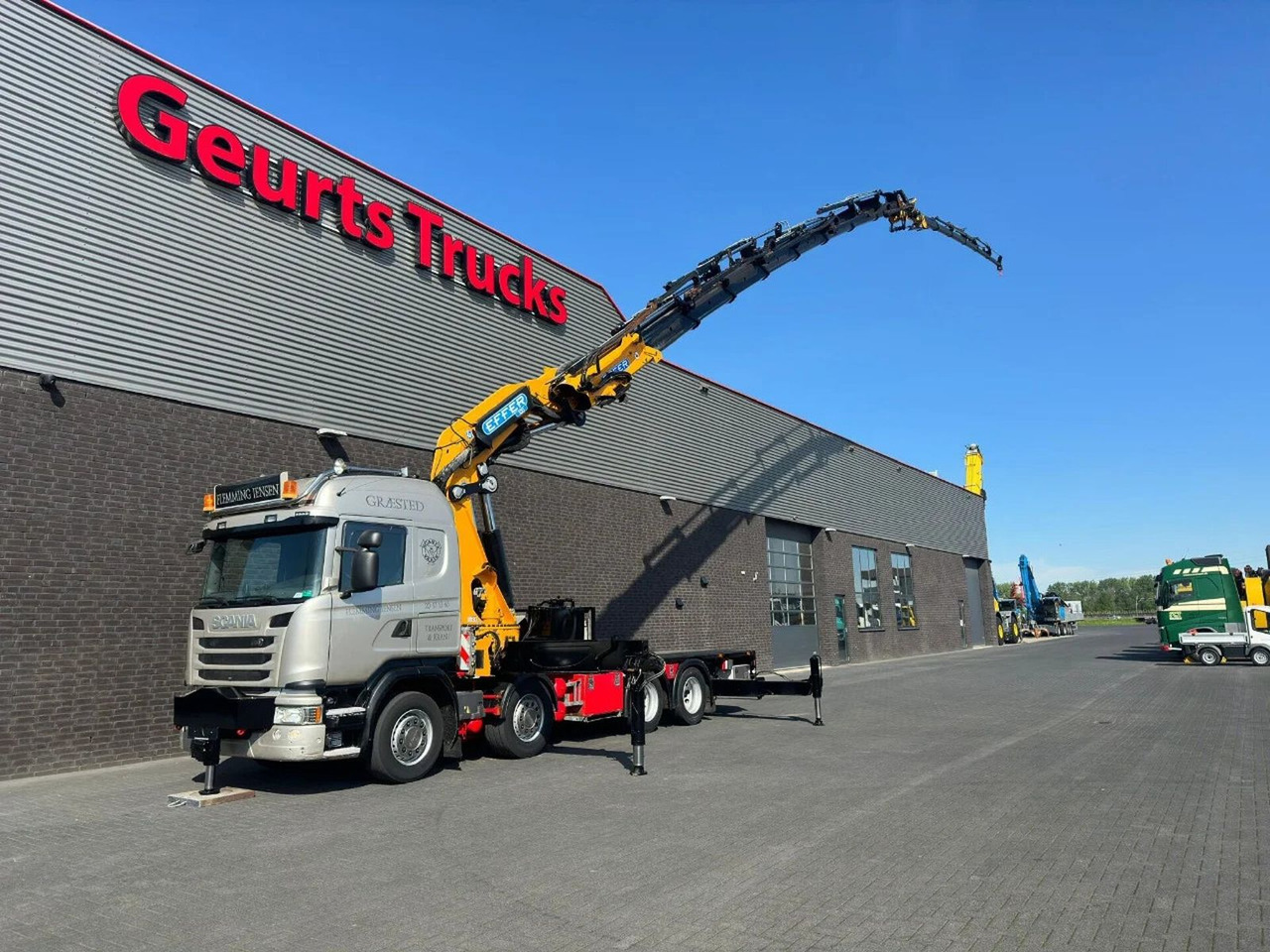 Scania G450 8X4 + EFFER 1255/8S + JIB 6S HD KRAAN/KRAN/ - Camião grua: foto 2 Scania G450 8X4 + EFFER 1255/8S + JIB 6S HD KRAAN/KRAN/ - Camião grua: foto 2