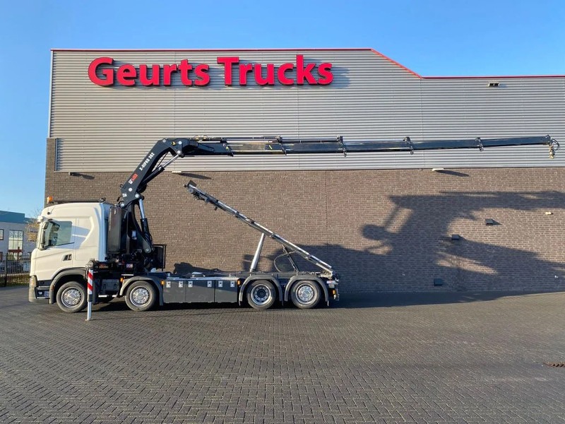 Scania G500 NGS 8X2 MET 3 ZIJDIGE KABELSYSTEEM + HIAB 362 EP-5 KRAAN/KRAN/CRANE/GRUA - Camião com sistema de cabo, Camião grua: foto 1 Scania G500 NGS 8X2 MET 3 ZIJDIGE KABELSYSTEEM + HIAB 362 EP-5 KRAAN/KRAN/CRANE/GRUA - Camião com sistema de cabo, Camião grua: foto 1