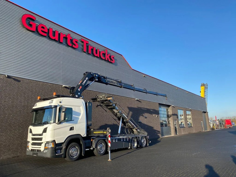Scania G500 NGS 8X2 MET 3 ZIJDIGE KABELSYSTEEM + HIAB 362 EP-5 KRAAN/KRAN/CRANE/GRUA - Camião com sistema de cabo, Camião grua: foto 2 Scania G500 NGS 8X2 MET 3 ZIJDIGE KABELSYSTEEM + HIAB 362 EP-5 KRAAN/KRAN/CRANE/GRUA - Camião com sistema de cabo, Camião grua: foto 2